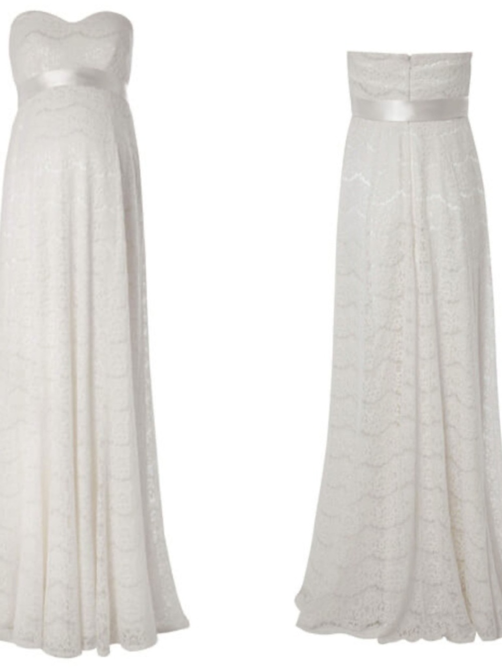 TIFFANY ROSE MATERNITY LONDON | Olivia Wedding Gown in Ivory | Size US 4-6 - Picture 2 of 15